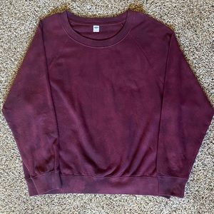 Old Navy Marble-Dyed Crewneck Sweatshirt